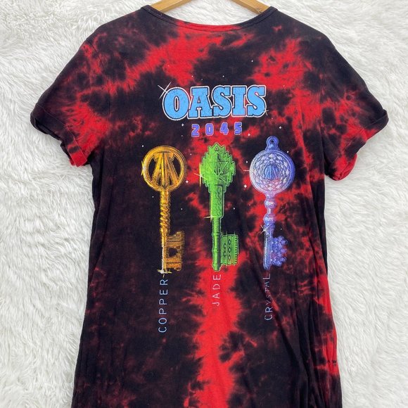 Ready Player One Women's Tie Dye Gunters T Shirt Sleep Wear Dress Size Large - Picture 6 of 9